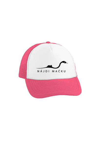 Nájdi mačku šiltovka truckerka Fluorescent Pink cap