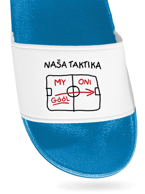 Naša taktika šľapky Blue White
