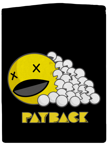Payback dámska mikina na zips Black