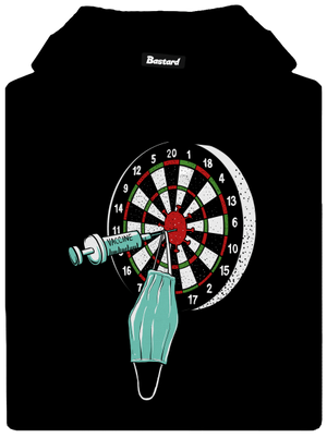 Zásah dámska mikina klokanka Black