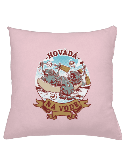 Hovädá na vode vankúš Light Pink