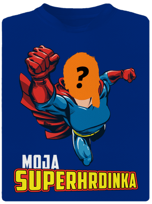 Moja superhrdinka pánske športové tričko Royal Blue Mal
