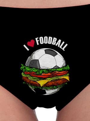 Foodball dámske nohavičky Black