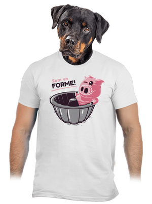 Vo forme pánske tričko White