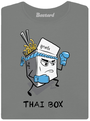 Thai box dámske tričko Dark Gray Melange