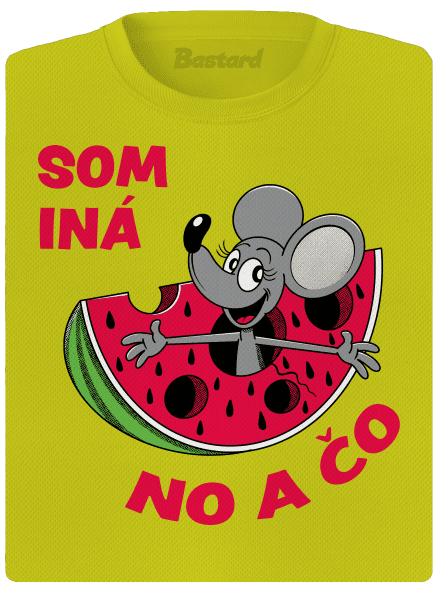 Som iná dámske športové tričko Neon Yellow