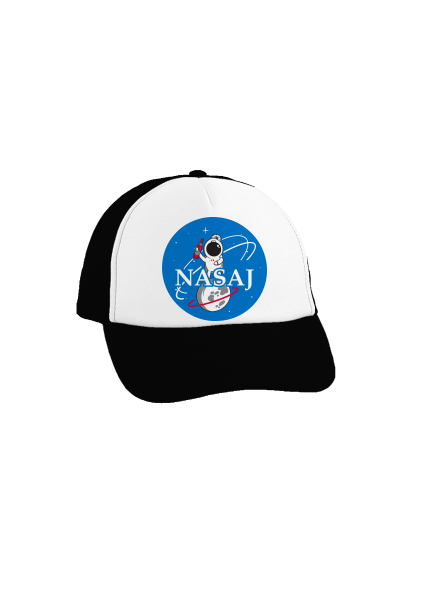 Nasaj šiltovka truckerka Black cap