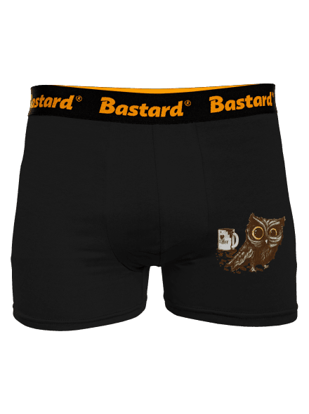 Sova na kofeínu boxerky Black