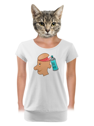 dámske tričko s lemom