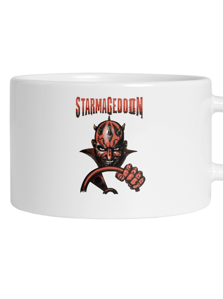 Starmageddon hrnček makronka White