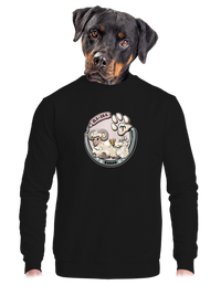 unisex mikina bez kapucne