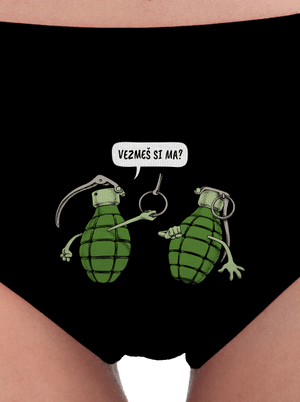 Granáty dámske nohavičky Black