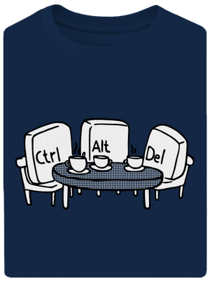 Nerozluční kamaráti unisex tričko oversized Midnight Blue