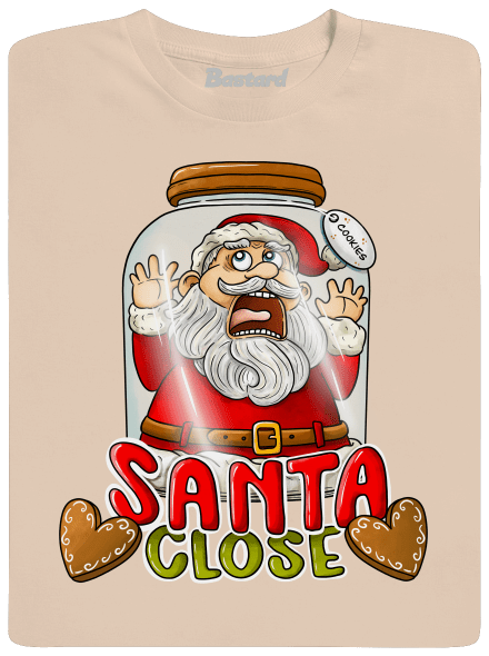 Santa Close pánske tričko Sand