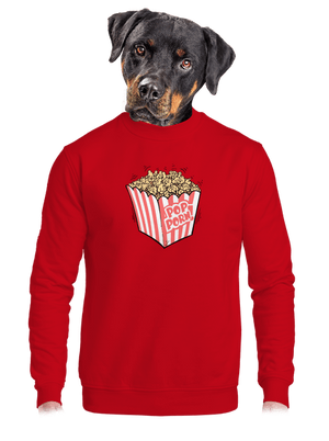 unisex mikina bez kapucne