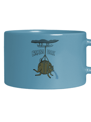 Bambi vak hrnček makronka Blue Macaron