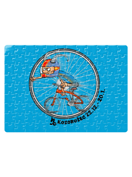 Cyklistický horoskop: Kozorožec puzzle White