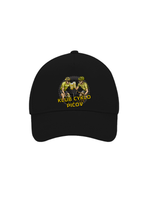 Klub cyklo pičov šiltovka baseballka Black