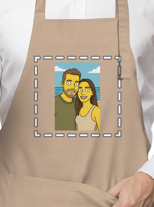 Simpsonovi z vlastnej fotky zástera Rope