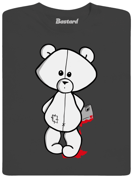 Méďa zabijak pánske dlhý rukáv Dark Grey