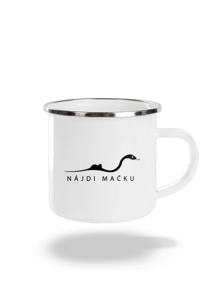 Nájdi mačku plecháčik White