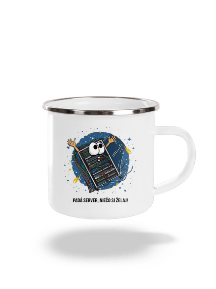 Padá server plecháčik White