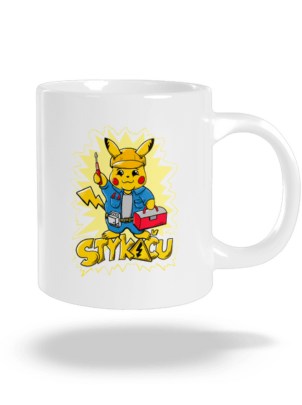 Stykaču veľký hrnček White