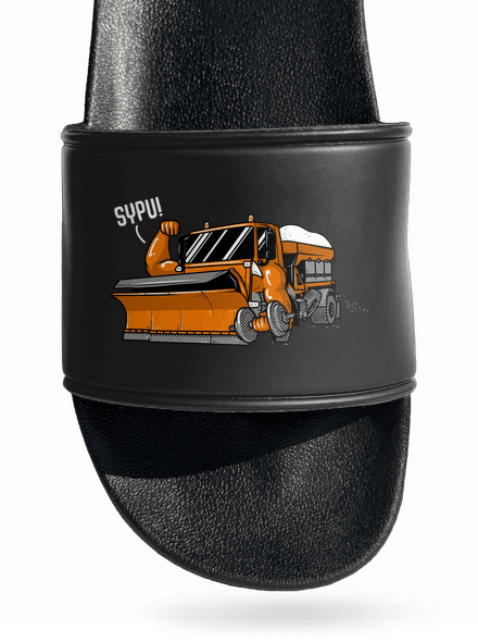 Sypu šľapky Black