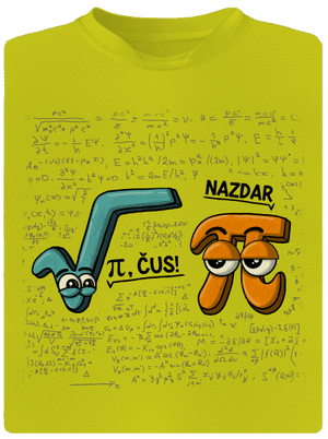 Pí, čus! detské športové tričko Neon Yellow