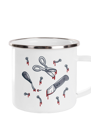 Halloween náradie plecháčik White