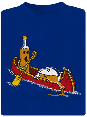 Rumáci pánske športové tričko Royal Blue Mal