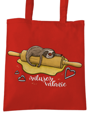 Milujem váľanie taška Bright Red