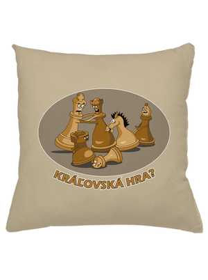 Kráľovská hra vankúš Beige