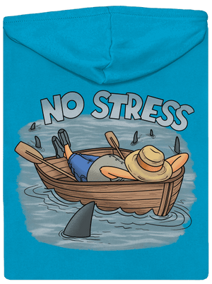 No stress dámska mikina na zips Blue Atol