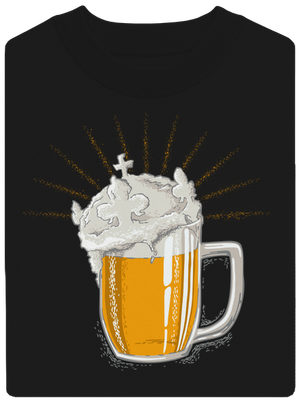 České zlato unisex mikina bez kapucne Black