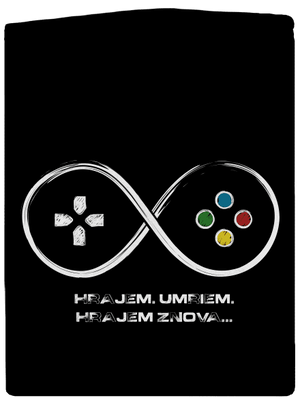 Hrajem znova dámska mikina na zips Black