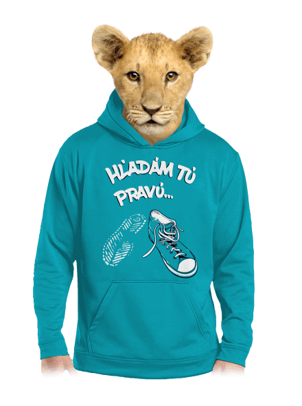 Hľadám tú pravú detská mikina klokanka Hawaiian Blue