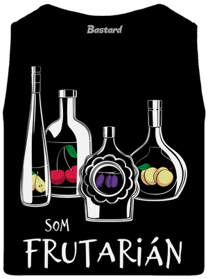 Frutarián pánske tielko Black