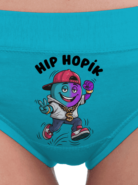 Hip Hopík dámske nohavičky Turquoise