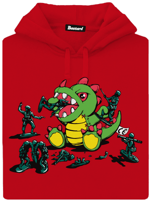 Hračky pánska mikina klokanka Red