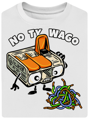 Wago svorka unisex tričko oversized White