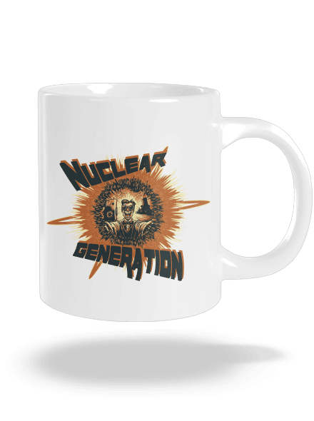 Nuclear generation 2 veľký hrnček White