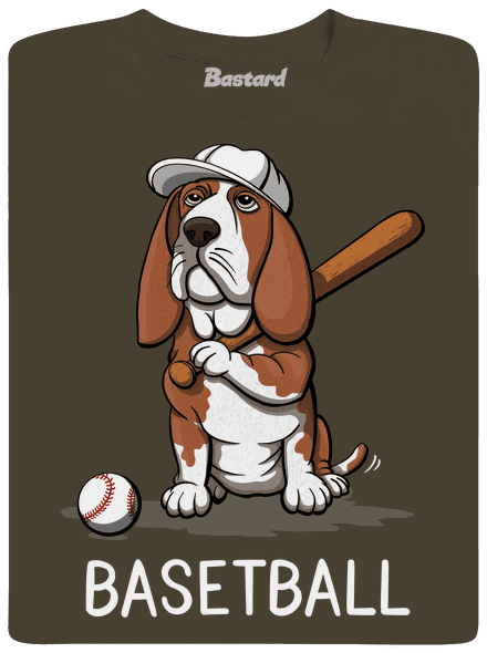 Basetball pánske dlhý rukáv Urban Khaki