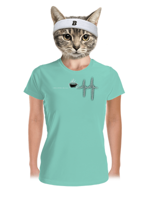 Coffee help dámske športové tričko Mint Mal