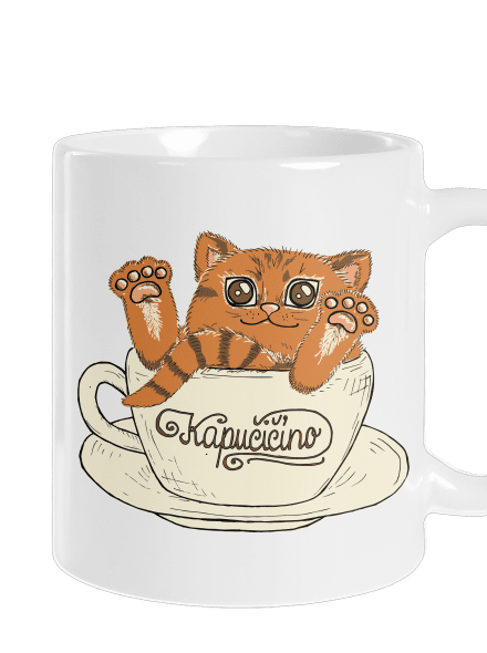 Kapučičíno klasický hrnček White