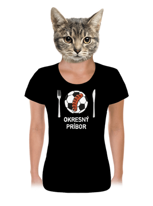 Okresný príbor dámske tričko Black