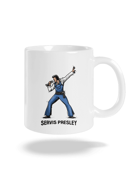 Servis Presley klasický hrnček White