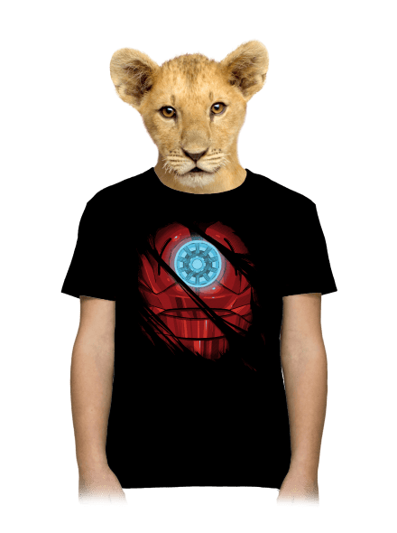 Ironman detské tričko Black