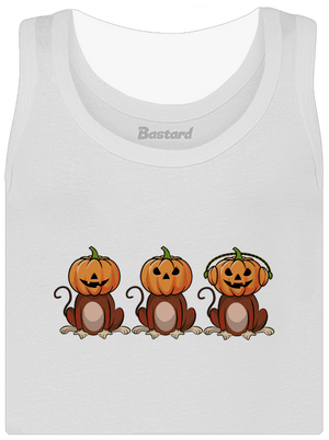 Halloween opičky dámske tielko klasické White