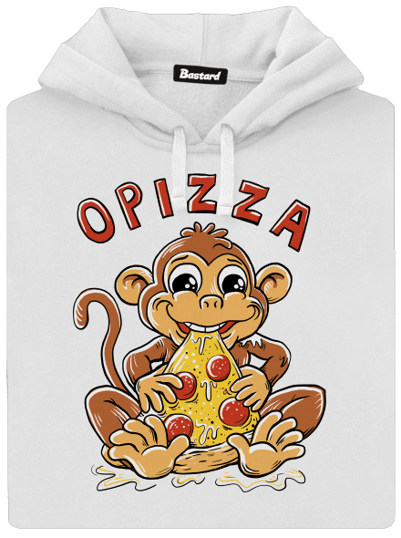 Opizza dámska mikina klokanka White